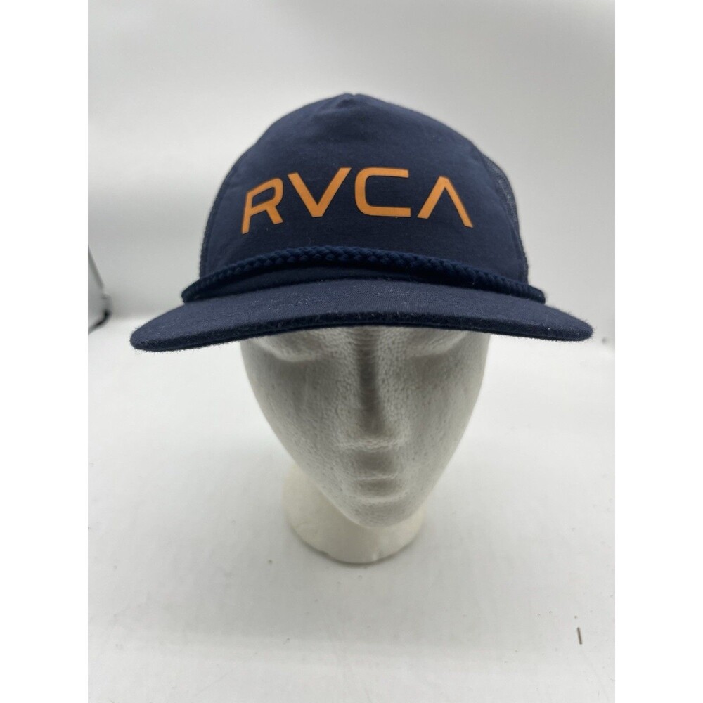 RVCA Snapback Trucker Hat Foam with Mesh Blue
